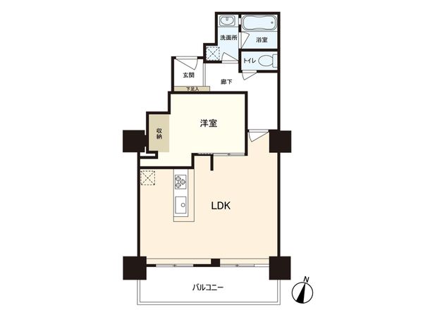 エリム春日町パークタワー 間取図(平面図)