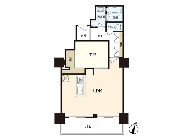 エリム春日町パークタワー 間取図(平面図)