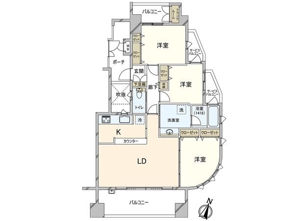 間取図(平面図)