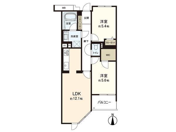ハウス豊玉南 間取図(平面図) ハウス豊玉南 間取図(平面図)