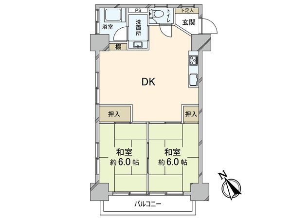 富士見台ファミリーマンション 間取図(平面図) 富士見台ファミリーマンション 間取図(平面図)