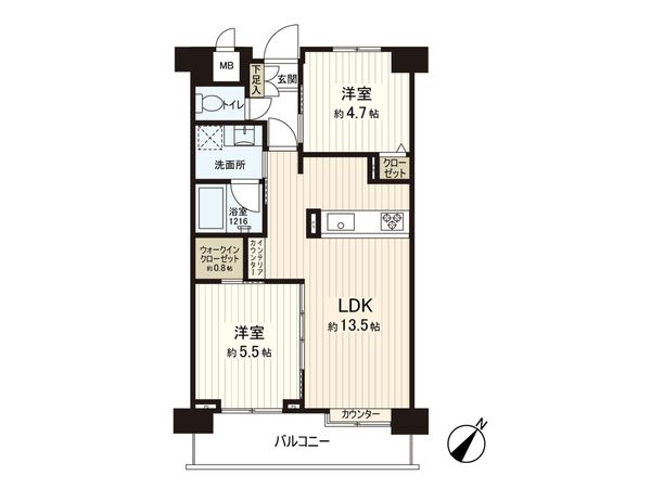 ニューハイツ練馬 間取図(平面図) 間取図(平面図)