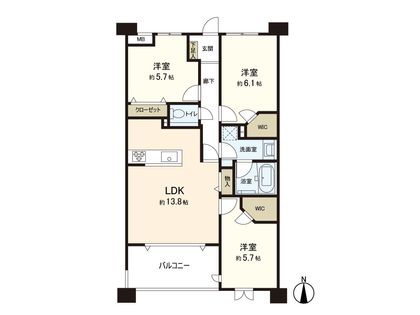 間取図(平面図)
