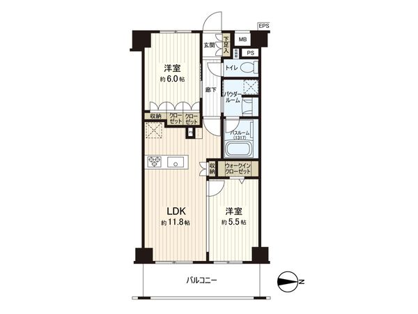 パレステージ練馬Ⅱ 間取図(平面図) 間取図(平面図)