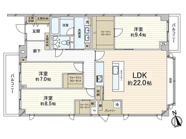 豊玉ホームズ 間取図(平面図)