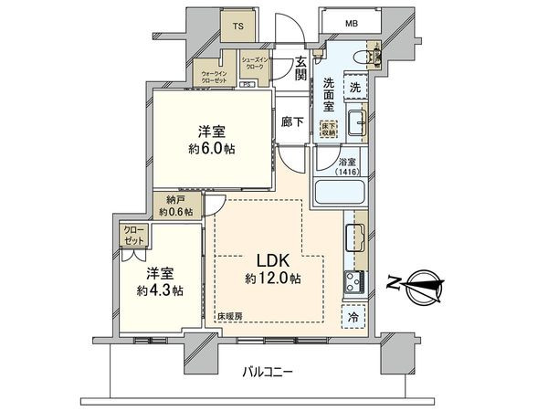 プラウドタワー練馬 間取図(平面図) 間取図(平面図)