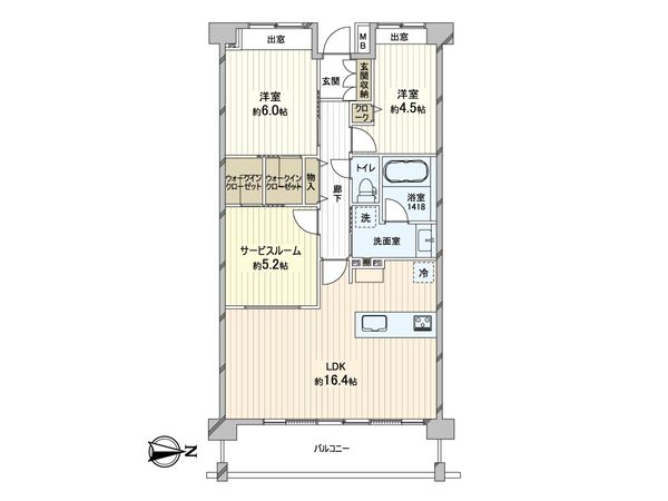 パークホームズ練馬 間取図(平面図)