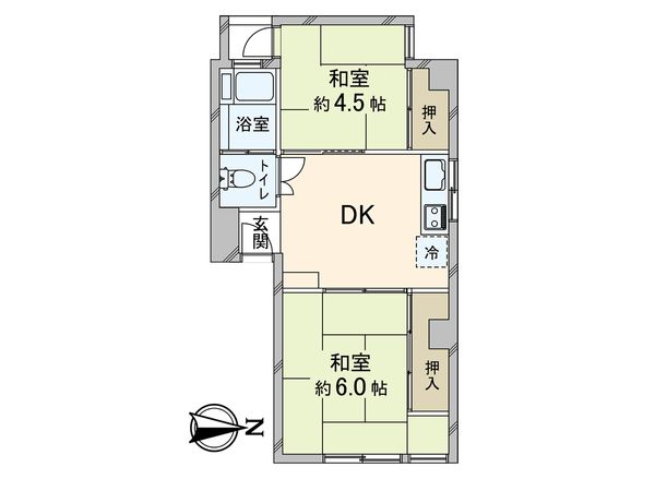 ヴィラ桜台 間取図(平面図)