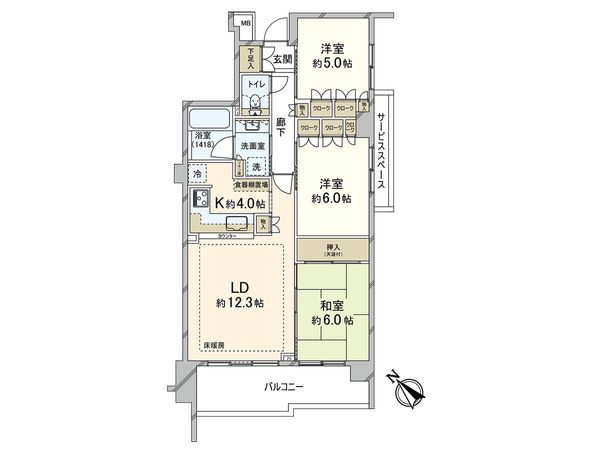 パークホームズ氷川台アリストヒルズ 間取図(平面図) パークホームズ氷川台アリストヒルズ 間取図(平面図)