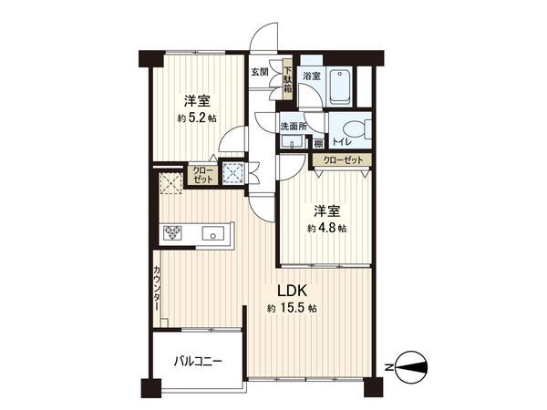 豊玉南住宅 間取図(平面図)