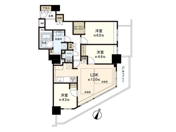 エリム春日町 間取図(平面図) エリム春日町 間取図(平面図)