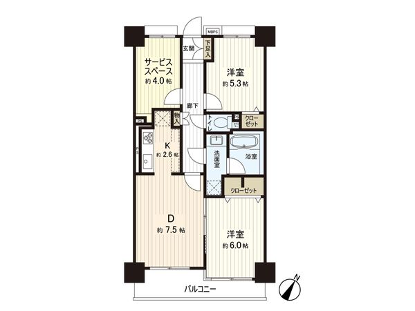 ライオンズマンション練馬春日町・鹿島 間取図(平面図) ライオンズマンション練馬春日町・鹿島 間取図(平面図)