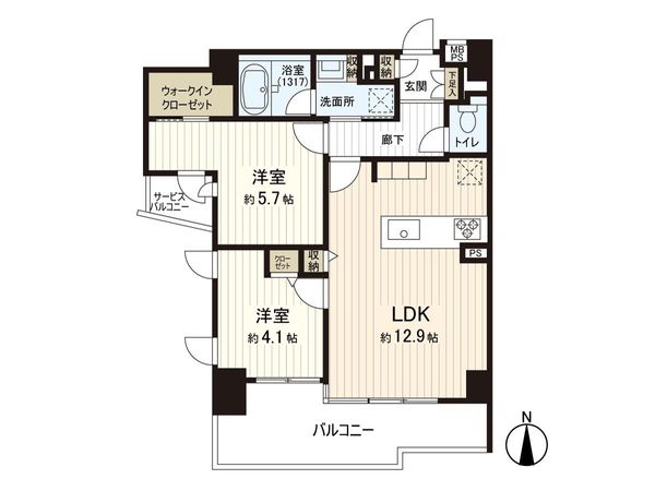 アルカンシエル練馬 間取図(平面図) アルカンシエル練馬 間取図(平面図)