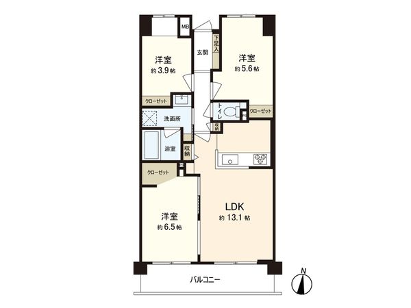 藤和ハイタウン練馬 間取図(平面図) 藤和ハイタウン練馬 間取図(平面図)