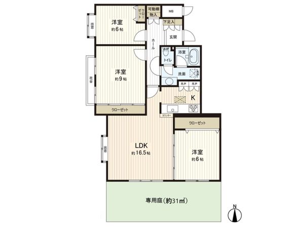 光が丘パークタウン 春の風公園街 8号棟 間取図(平面図) 光が丘パークタウン 春の風公園街 8号棟 間取図(平面図)
