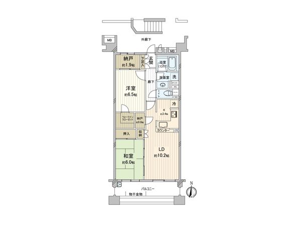 オーベル練馬センティア 間取図(平面図) オーベル練馬センティア 間取図(平面図)