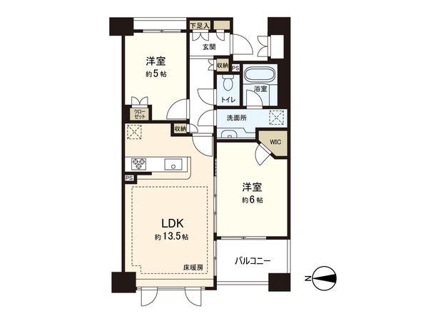 練馬桜台ガーデンハウス 間取図(平面図) 練馬桜台ガーデンハウス 間取図(平面図)