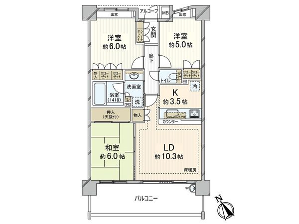 藤和シティホームズ氷川台二丁目レジデンス 間取図(平面図) 藤和シティホームズ氷川台二丁目レジデンス 間取図(平面図)