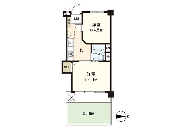 桜台フラワーホーム 間取図(平面図) 桜台フラワーホーム 間取図(平面図)