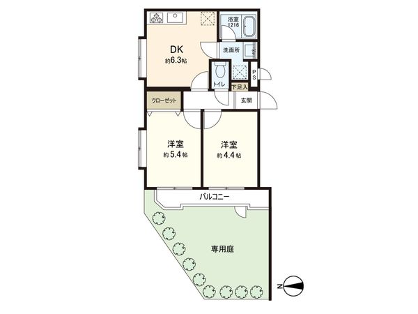 キャニオンビュー氷川台 間取図(平面図) キャニオンビュー氷川台 間取図(平面図)