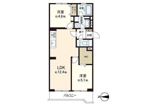 三田中村橋第2コーポ 間取図(平面図) 三田中村橋第2コーポ 間取図(平面図)