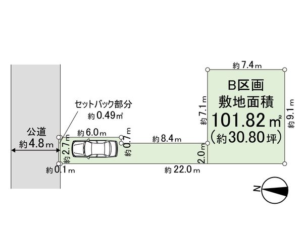 練馬区東大泉3丁目 土地 区画図 練馬区東大泉3丁目 土地 区画図