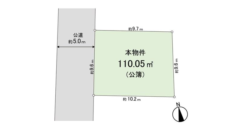 練馬区西大泉6丁目 土地 区画図