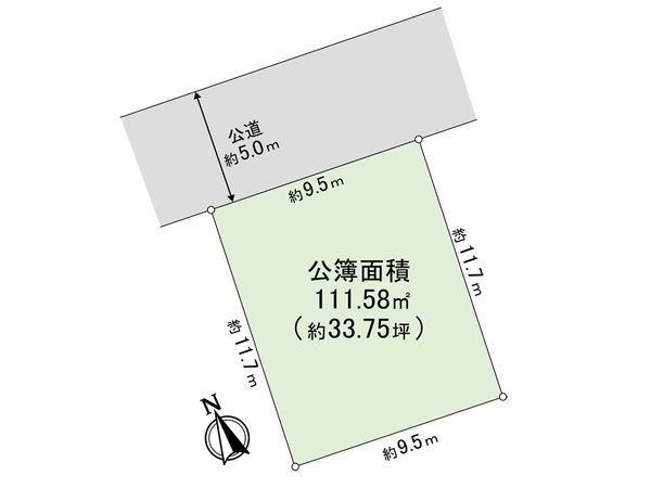 練馬区西大泉2丁目土地 区画図 区画図