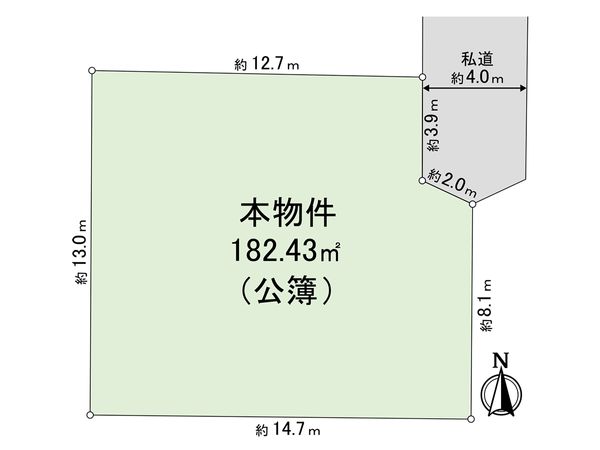 練馬区大泉学園町7丁目 土地 区画図 練馬区大泉学園町7丁目 土地 区画図