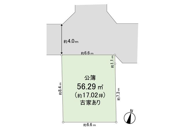練馬区西大泉4丁目 土地 区画図
