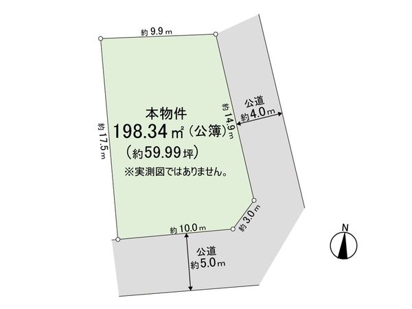 練馬区西大泉3丁目 土地 区画図 区画図
