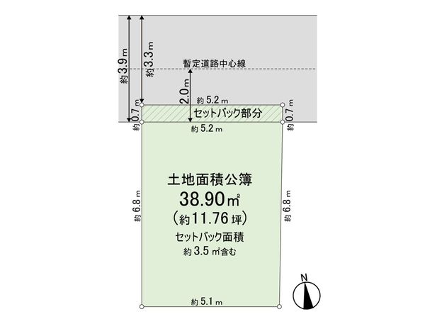 豊島区長崎3丁目 土地 区画図 豊島区長崎3丁目 土地 区画図