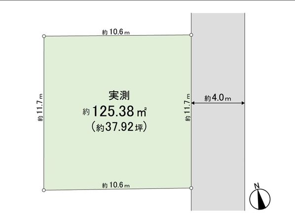 練馬区西大泉3丁目 土地 区画図