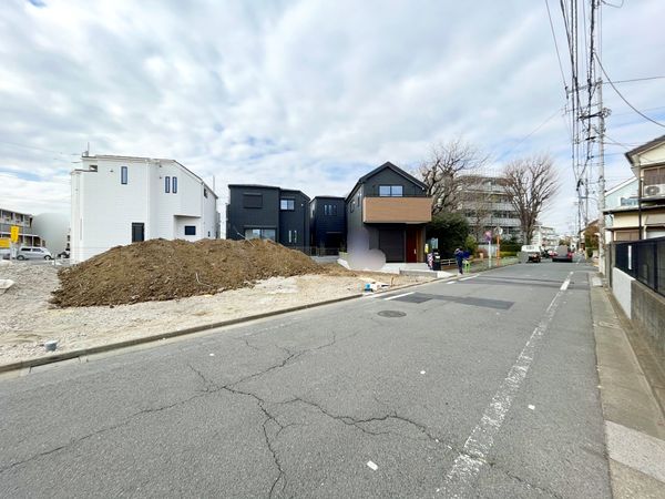 練馬区東大泉7丁目 土地 3区画 前面道路含む外観 練馬区東大泉7丁目 土地 3区画 前面道路含む外観