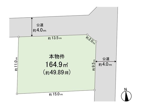 練馬区大泉学園町5丁目 土地 区画図 練馬区大泉学園町5丁目 土地 区画図