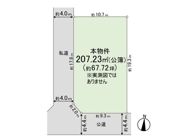 練馬区西大泉3丁目 土地 区画図 練馬区西大泉3丁目 土地 区画図