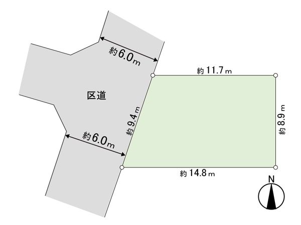 練馬区石神井台5丁目 土地 区画図 練馬区石神井台5丁目 土地 区画図