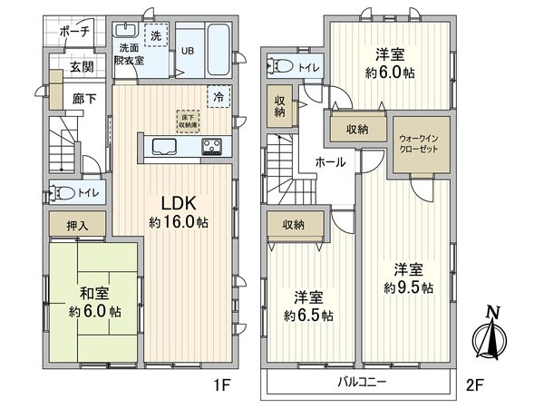 新座市栄5丁目 戸建 間取図(平面図) 新座市栄5丁目 戸建 間取図(平面図)