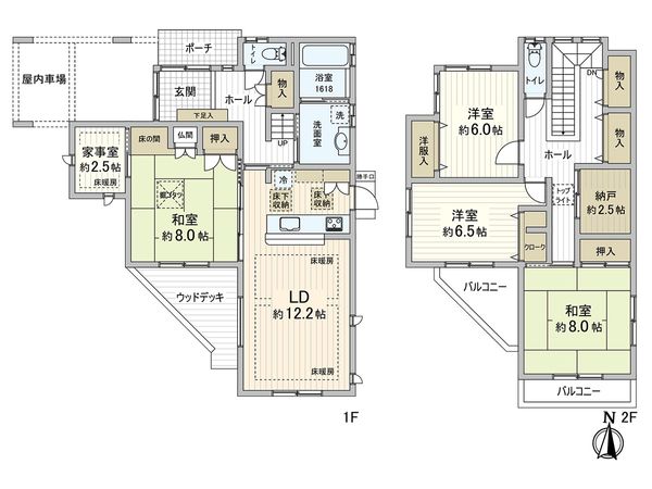 練馬区南大泉3丁目 戸建 間取図(平面図)