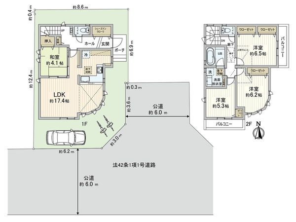 練馬区大泉学園町5丁目 戸建 間取図(平面図) 練馬区大泉学園町5丁目 戸建 間取図(平面図)