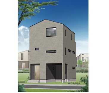 新座市栄4丁目新築戸建 A号棟 外観パース図