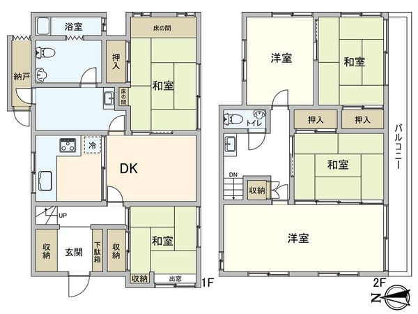 練馬区大泉学園町6丁目 戸建 間取図(平面図)