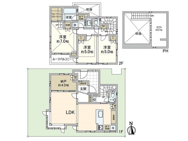 ファインコート石神井公園ザ・レジデンス 間取図(平面図) ファインコート石神井公園ザ・レジデンス 間取図(平面図)