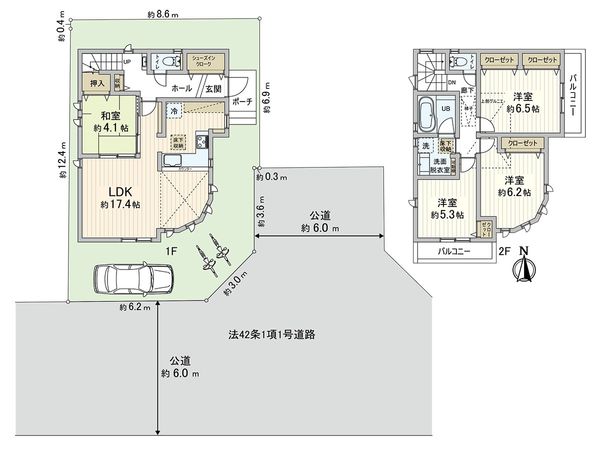 練馬区大泉学園町5丁目 戸建 間取図(平面図)