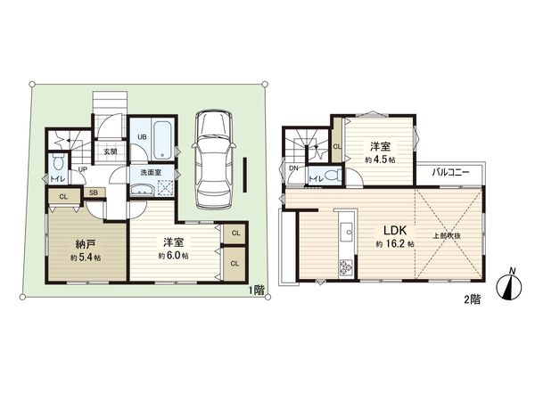 練馬区大泉町5丁目 新築戸建 間取図(平面図) 練馬区大泉町5丁目 新築戸建 間取図(平面図)