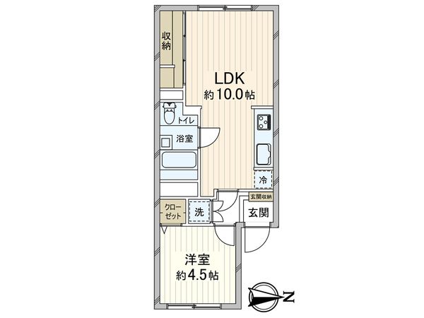 井荻ローヤルコーポ 間取図(平面図)