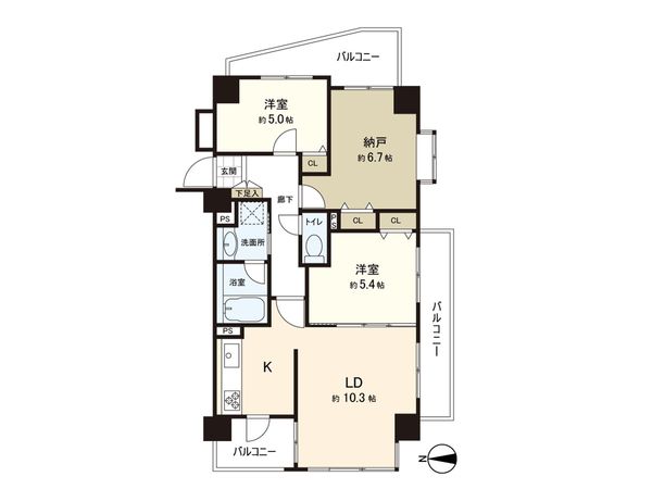 ライオンズプラザ大泉学園 間取図(平面図) ライオンズプラザ大泉学園 間取図(平面図)