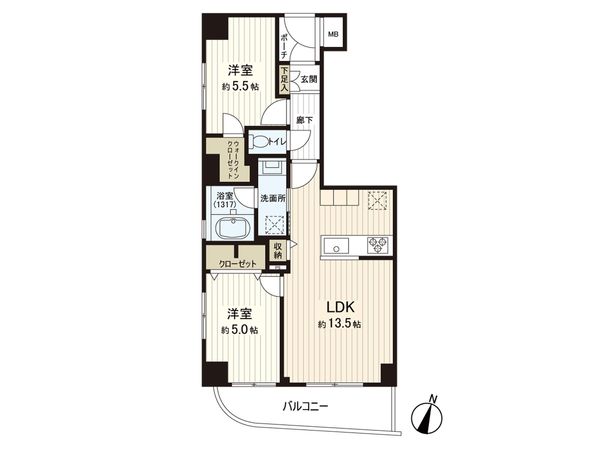 グランシティ大泉学園 間取図(平面図) 間取図(平面図)