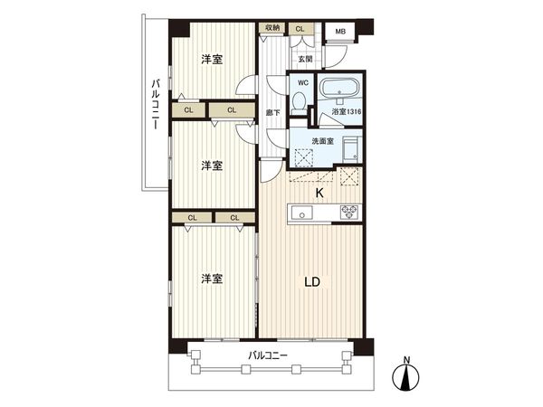 間取図(平面図)