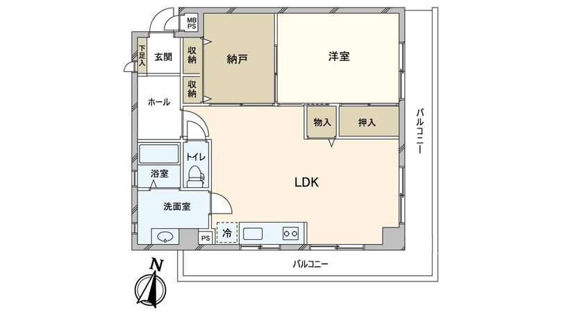 大泉学園オリエントコート 間取図